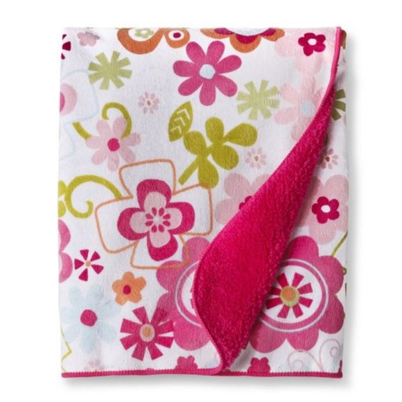 Circo Accessories Baby Girl Circo Pink Floral Blanket Poshmark